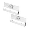 M 6053 Rahmenlose Duschwand Oberer Halter Rollenmontage, Kugellager, Chrom für 1/4 Zoll Schiebeglaspaneele Aluminium,
