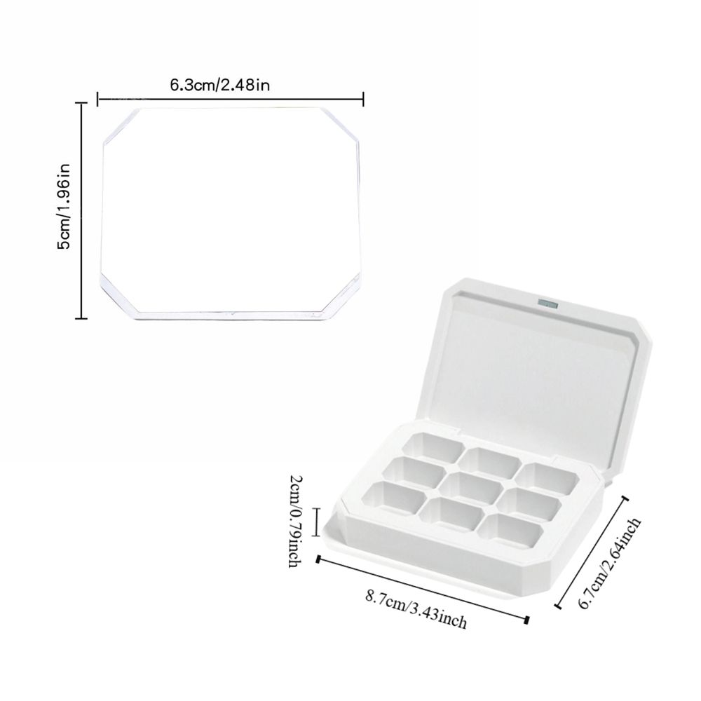 Sponge pentru Nail Art Foarte Saturat Gel cu Pigment Culoare 4/9/12 Culori pentru Unghii DIY Nail Art