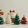 Handmade Christmas Tree Candle With Refined Paraffin And Bean Wax Blend Fragrant Candle