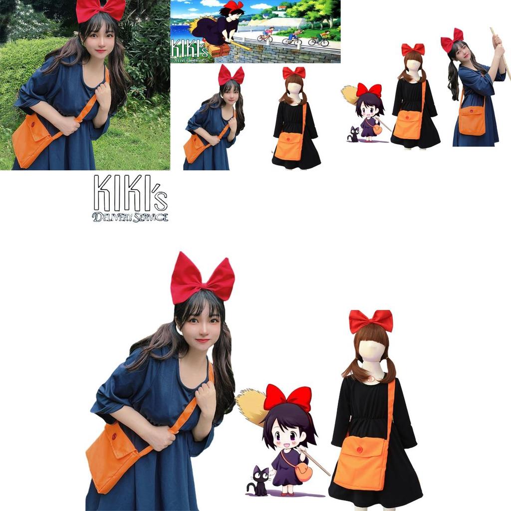 Kiki de Heks Bezorgservice Cosplay Kostuum Voor Volwassenen En Kinderen Hoge Kwaliteit Comfortabel En Kleurrijk