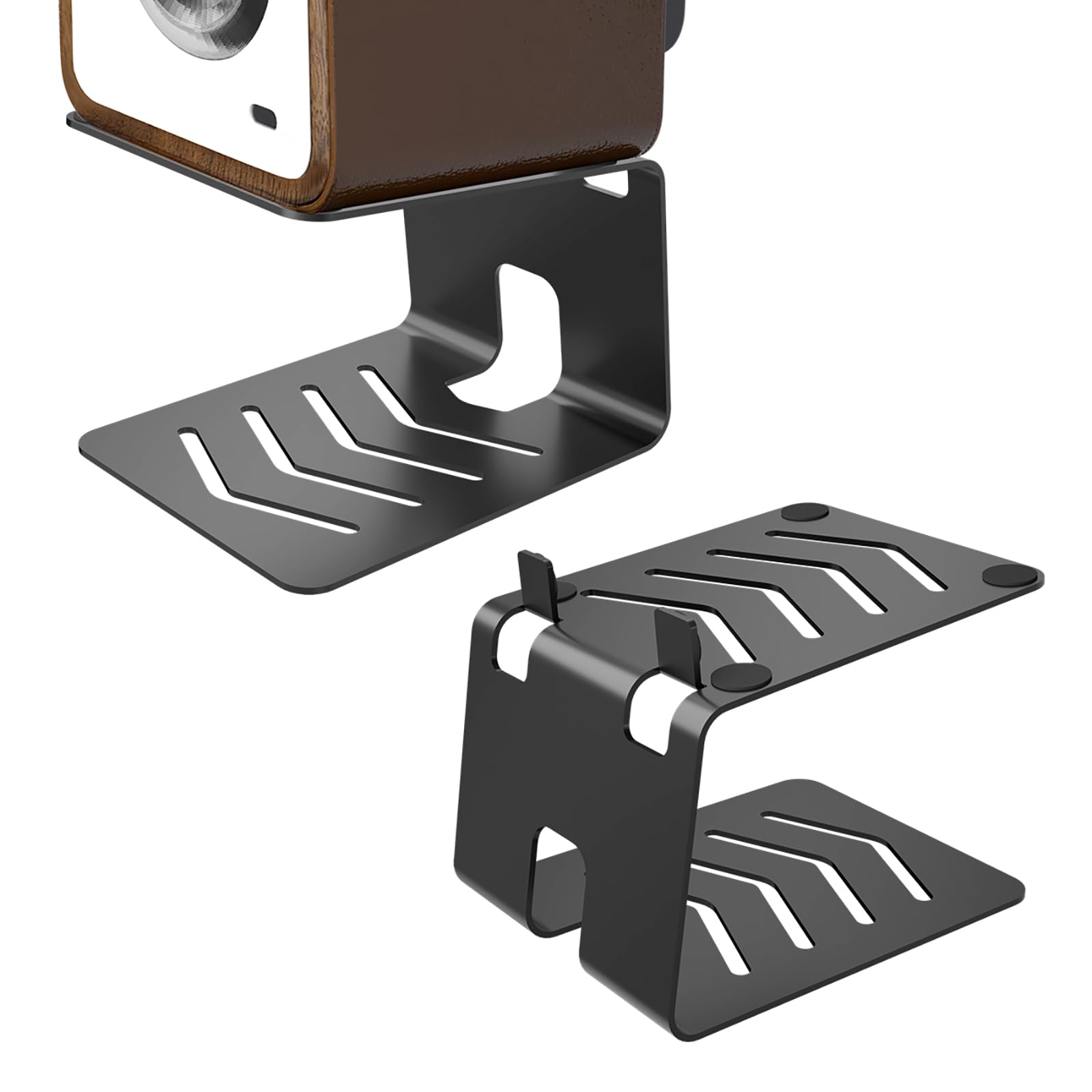 

suptek speaker speaker speaker desktop speaker upward load capacity 15KG set of 1 1 set of 2 SDM002B stand, stand, mount, tabletop, stand, 5° tilt,