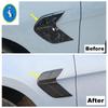 Side Door Body Leaf Board Panel Decoration Cover Trim For BYD Seal EV   2024 Chrome / Carbon Fiber Look Car Accessories