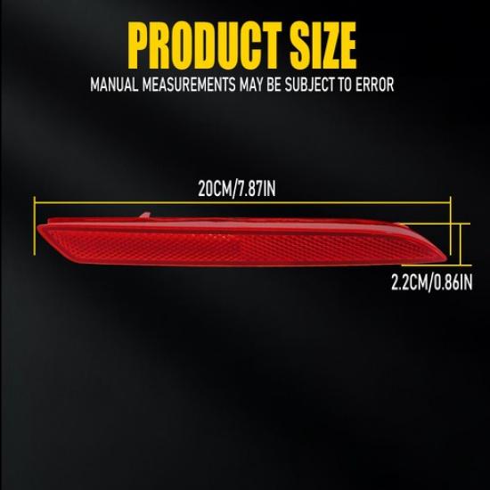 RH Rear Bumper Reflector Red Housing For 2012-14 Honda Fit CR-V Acura TSX Base V