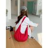 Early spring new small fresh polka dot messenger bag wrinkled croissant bag niche design shoulder bag women
