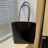 Large Capacity Handbag Korean Style Shoulder Bag PU Leather Tote Bag for Women