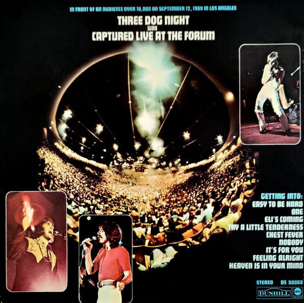 

Виниловая пластинка THREE DOG NIGHT Захваченная вживую на The Forum DS50068 DUNHILL 1969 США Рок Б/у