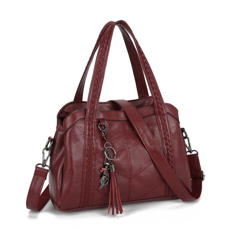 Mother's Bag Simple Handbag Fashion Personality Large Capacity Single Shoulder Messenger Bag