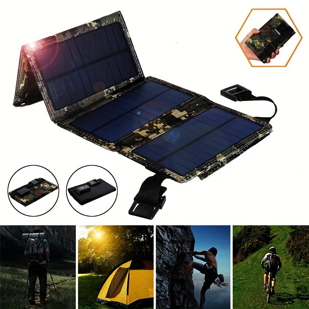 Faltbares Solarladegerät, geeignet für Mobiltelefone, iPhones, iPads, Powerbanks, Laptops, Camping- und Wohnmobilreisen