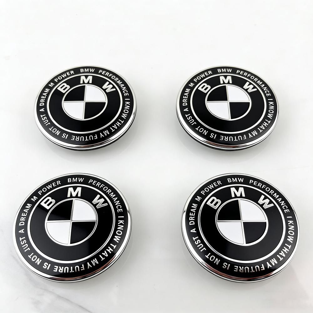 ta124Pcs 56mm 68mm Car Wheel Center Caps For BMW 1 2 3 4 5 6 7 Series E36 E39 E46 E60 E90 E90 G26 X3 X4 X5 X7 X6 G30 F15 G70 G08 G07