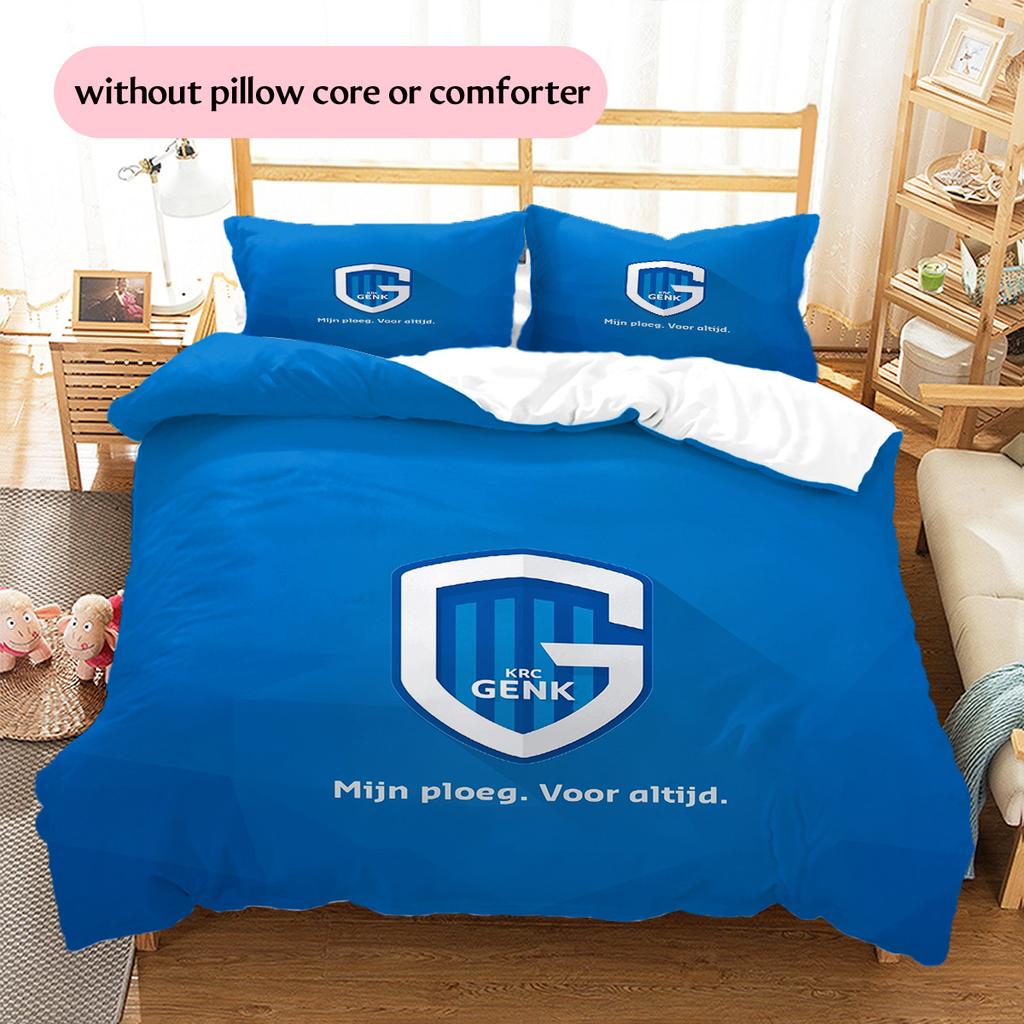 KRC Genk Set Copripiumino Fantasia Decorazione per la Casa Regalo (1 * copripiumino + 2 * federe senza imbottitura)
