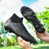 Non-Slip High-Top Men'S Football Shoes Large Size Broken Nails Youth Game Training Sports Shoes Wear-Resistant Football Shoes