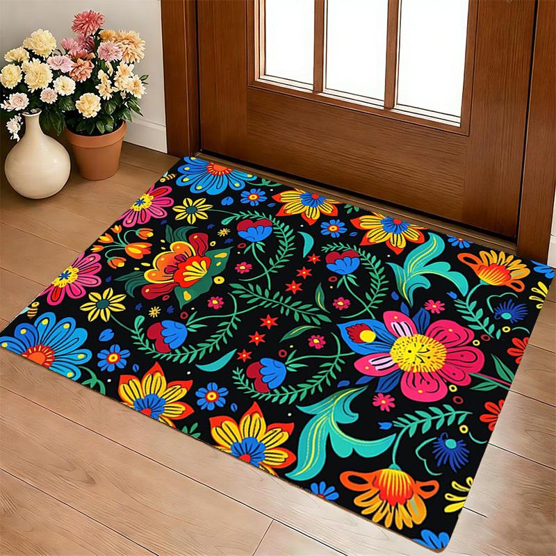 Floral Living Room Nonslip Area Rug Soft Carpet For Bedroom Game Playroom Sofa Office Home Decor Doormat Christmas Gift C926179