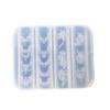 Nail Art Moulds Silicone Template Nail Designing Tool Flower Chain Shape Silicone Handmade Molds for Manicure Creation