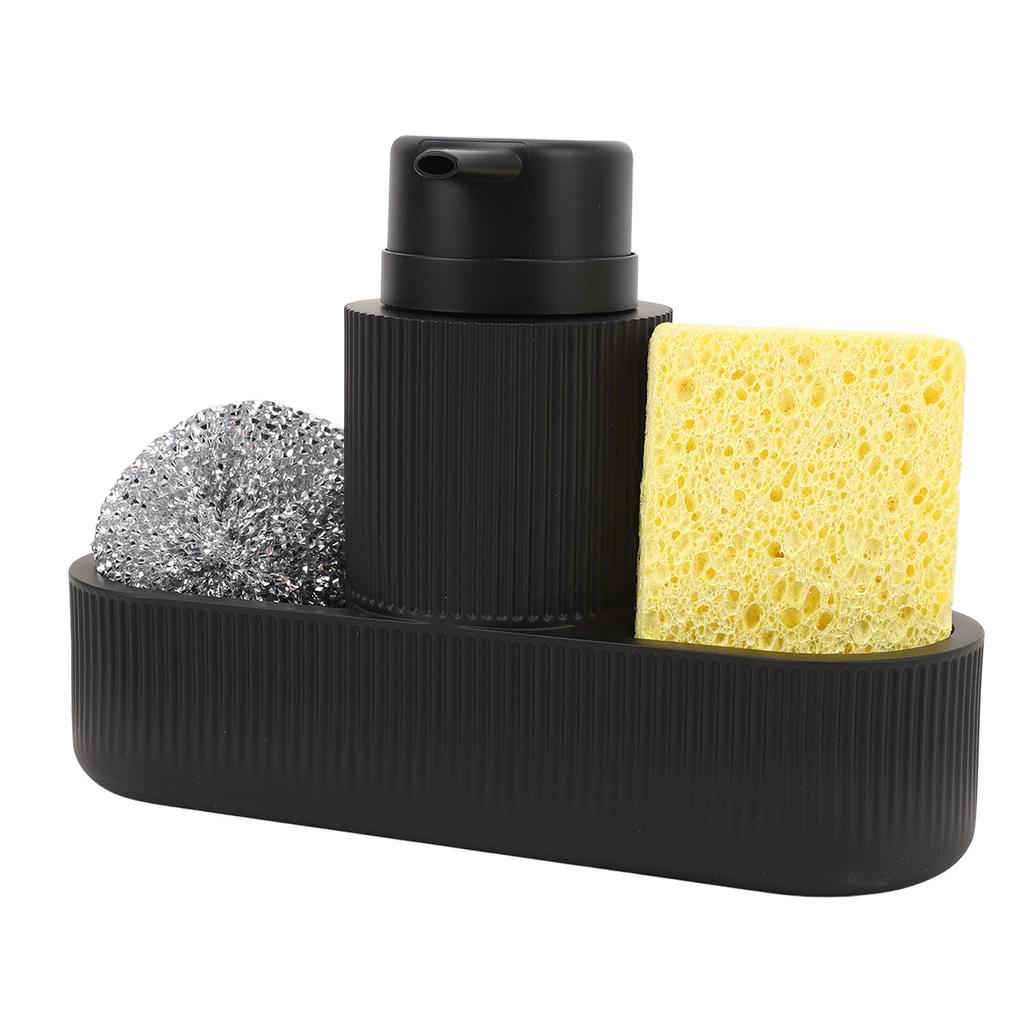 Spülmittelspender Multifunktion Leicht zu reinigen Harz Scheuerschwamm Halter Scheuerschwamm Set