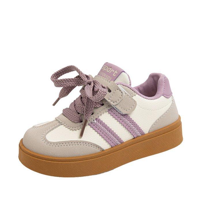 

Обувь для девочек 2025 весна и осень новая детская обувь для моральной подготовки обувь для детей старшего возраста спортивная обувь на мягкой подошве повседневная обувь для мальчиков 37 розовый