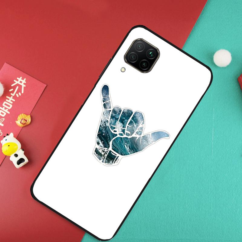 

Shaka Surf Hang loose For Huawei Nova 11 Pro 9 10 SE 7i 8i 11i 12i Y73 Y72 Y61 Y91 Y90 Y70 Y60 P30 P40 Lite Case Huawei P30 Lite