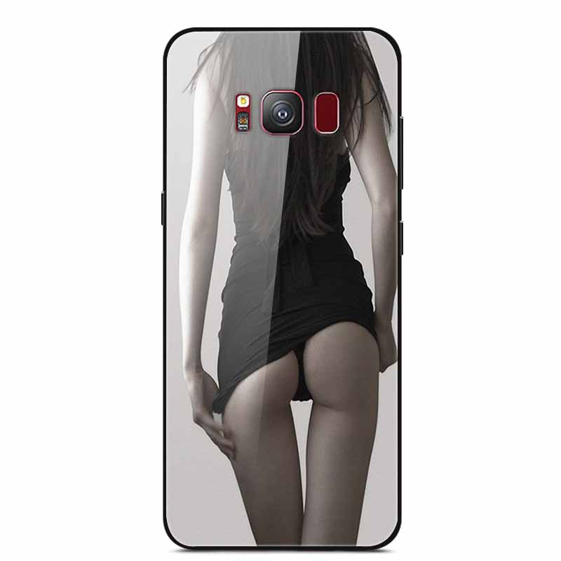 Glass Back Cover For Samsung S8 Plus Phone Case S8Plus Hard Tempered Glass Case For Samsung Galaxy S8 Plus Case S 8 Soft Edge