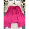 and American Plus size women clothing Design Sense Cape Pullover Shirts Female Senior Sense Royal Sister Wear Temperament Spring Clothing Women's Top