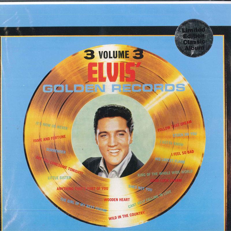 

LP Record ELVIS PRESLEY - Elvis Golden Records Volume 3 (180 07863674641 RCA 1997 Europe Rock