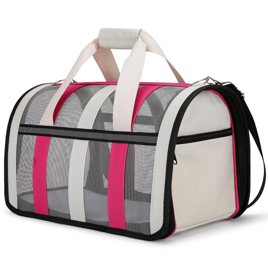 Portable Foldable Cat Carrier: Spacious, Breathable Pet Capsule for Travel