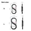 Cârlig în S în aer liber, cârlig multifuncțional din oțel inoxidabil, carabină portabilă pentru rucsac de camping