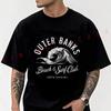 2026 Cotton Casual T-shirtBeach & Surf - Ocean Wave Graphic Moto Tshirt Mens Summer Cycling Sportswear Tops Tee