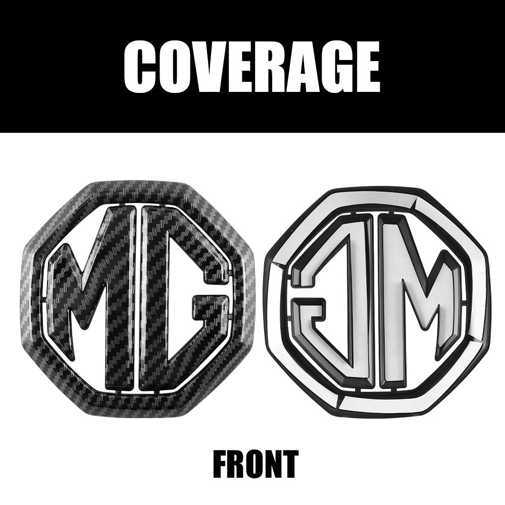 1/2 stuks Voor Morris Garages MG MG6 Auto Motorkap Voor Motorkap Grille Embleem Cover Achter Embleem Decoratie Sticker Auto Refit Accessoires