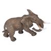 Elephant Figurine Model Vivid Details High Simulation Elephant Model Ornament for Home Decoration
