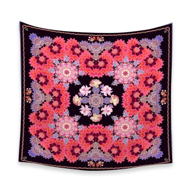 

Узор в стиле мандалы Гобелен для спальни, гостиной, украшения стен дома, гобелен 100x75cm