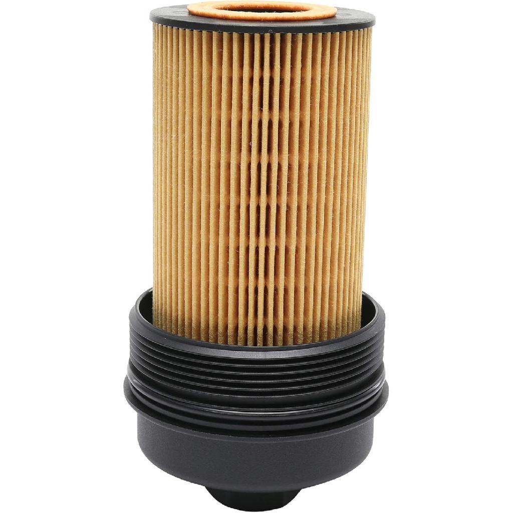 IFJF EC781 Oil Filter Cap And FL2016 Oil Filter Replacement For 2003-2007 6.0L 2008-2010 6.4L Powerstroke F250 F350 F450 F550 Super Duty 2003-2005