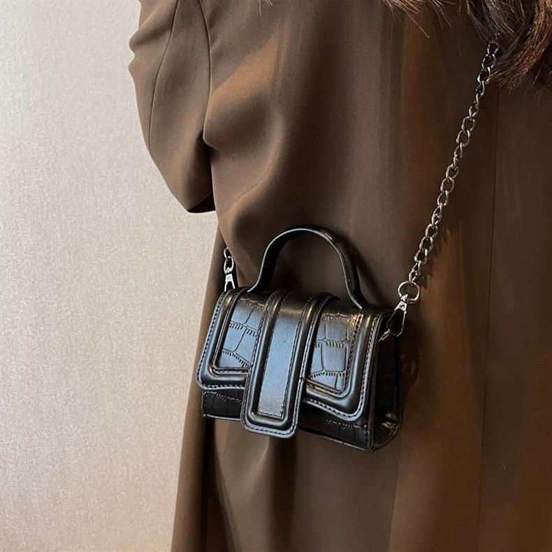 Mini Niche Small Bag Female Fashion Small Square Bag Net Red Single Shoulder Crossbody Bag Female