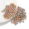 20-200pcs 4/6/8/10/12/14mm CCB Faceted Beads Round Loose Spacer Ball Beads For DIY Jewelry Making Bracelets Necklace Accessories