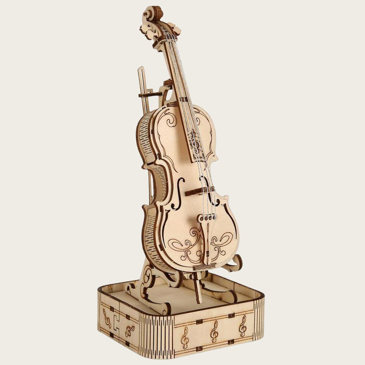 

3D Wooden Jigsaw Airship Model Kit For Adult Model Building Kit Brain Sharp Turn For Adult Building Handmade Craft Machinery белый