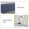1 ks Třístranná 100 LED solární lampa Solární světlo Indukční lampa těla LED lampa Solární indukční zeď