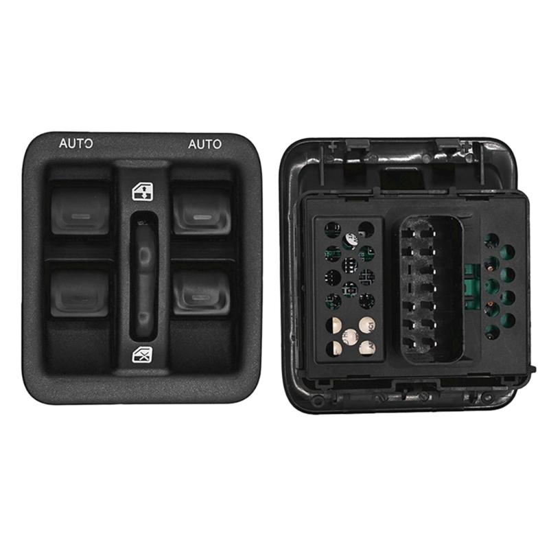 Mastering Window Control Switches Assembly for 2011-2017, 68156217AA Replacement Panel with AUTO Buttons and Original-Style ABS Housing