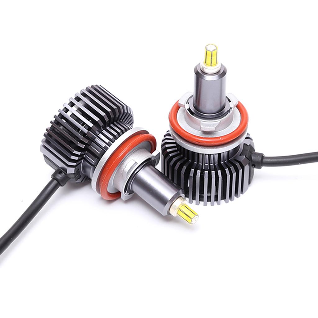 2pcs Car LED Front Fog Lamp Energy-saving Durability Fog Lamp for Car and Motorcycle Using