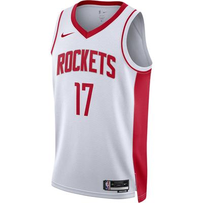 X NBA Dri-FIT Association Edition Swingman Trikot Houston Rockets Buchstaben-Nummern-Druck V-Ausschnitt Basketballweste Herren Trikot Weiß DN2078-106