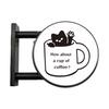 Bella Serie Caffè Luce LED Scatola Magnete Frigorifero Decorazione Perfetta Per Casa Ufficio E Ambiente Caffetteria