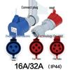 Industrial Waterproof 16A/32A Aviation Plug & Socket Connector - 3, 4, or 5 Core Options