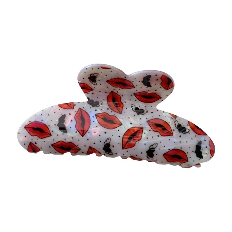 

Stylish Lips Hair Clip Strong Grip Unique Hair Accesories Fashionable Hairpieces for Women Seeking Comfort and Style
