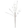 Glitter Coated Christmas Tree Picks Gold Red Pink Floral Branches  Holiday Party