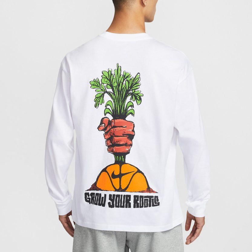 Nike T Shirts Men's White Crew Neck Moderate IH4134-100