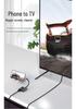 Type-C 4-in-1 Smart Dock: HDMI Screen Mirroring & High-Speed USB 3.0 Multi-Functional Expansion