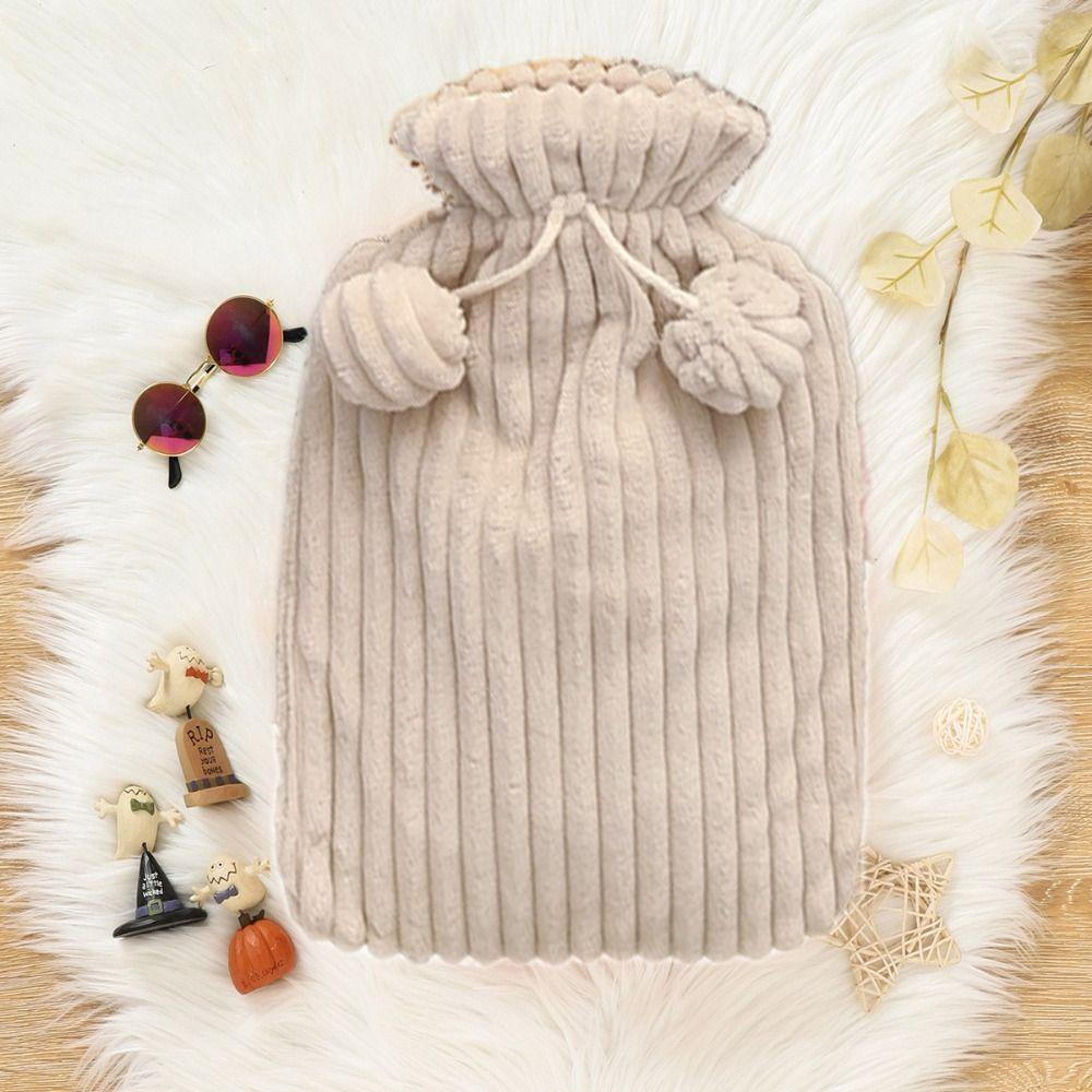 

Large-capacity Double Layers Hot Water Bag 2000ml Foot Warmer Bag Hot Water Bottle Winter