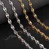 1Meters Stainless Steel Chain Pig Nose Chains Coffee Bean Chains For Jewelry Making DIY Bracelet Necklace Chain Supplies