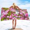 Bird Print Pattern Series Seaside Vacation Beach Towel Swimming Bath Towel Sports Towel