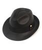 Yunibeosyeolkemiseuteuli Bu Gentle Line Black Fedora Summer Hat