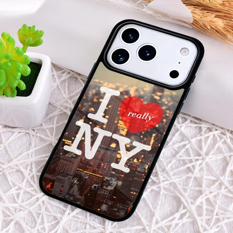 New York City print Shockproof Phone Case for iPhone 17 Air 16e 15 11 12 14 13 Pro Max Cover Coque