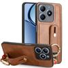 Realme Note60 4G Phone Case Realme Note 60 Wristband Case Retro