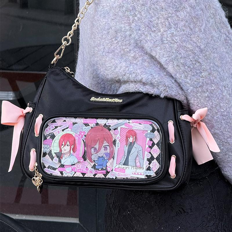 Verbandsschleife Ita Bolsos Transparente Handtasche Damen Crossbody Sac Femme Schultertaschen für Damen Tägliche Nutzung Bolsas